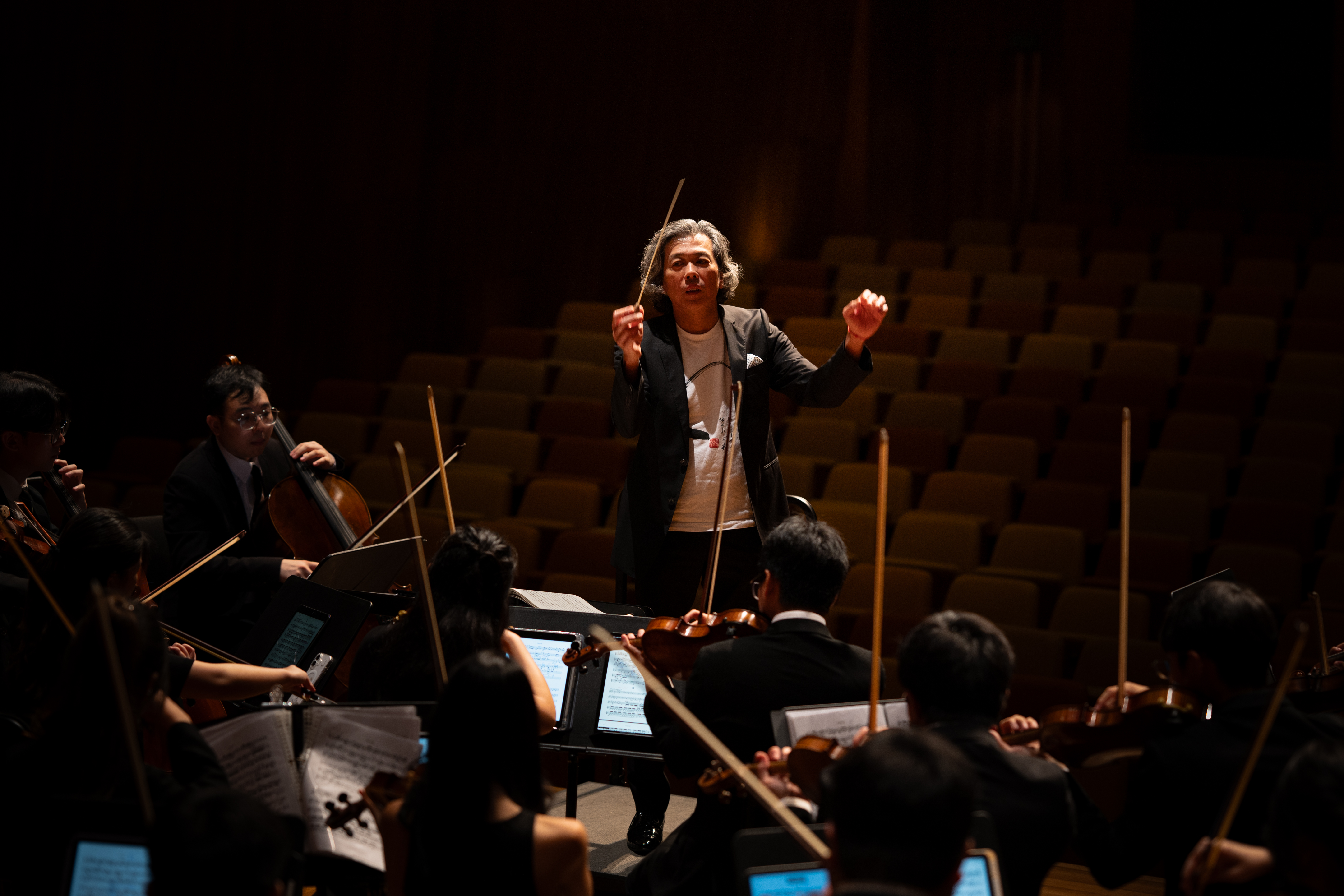 NTU Symphony Orchestra performing on stage