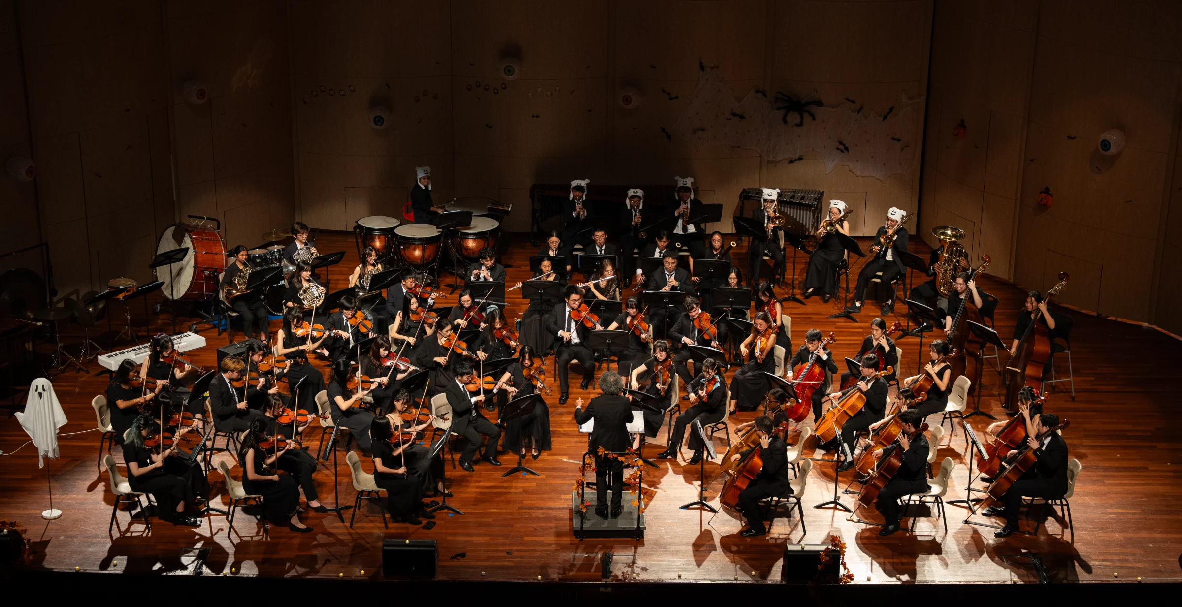 NTU Symphony Orchestra musicians in performance